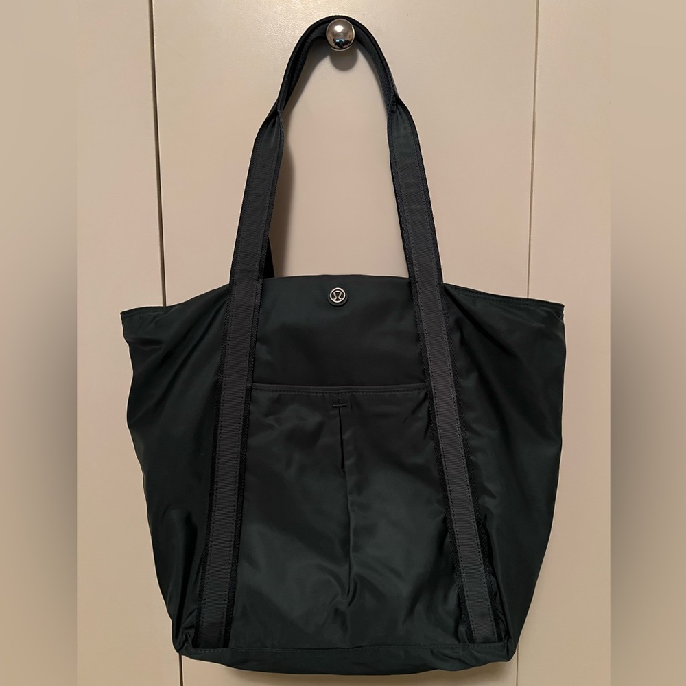 Lululemon Dark Green Tote Bag